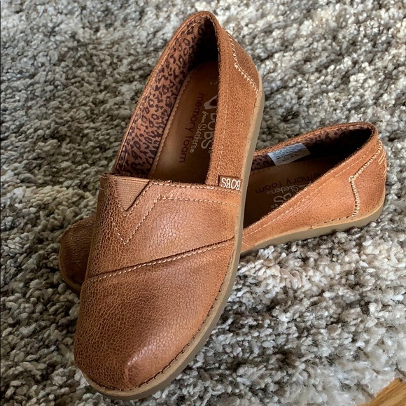 leather bobs skechers